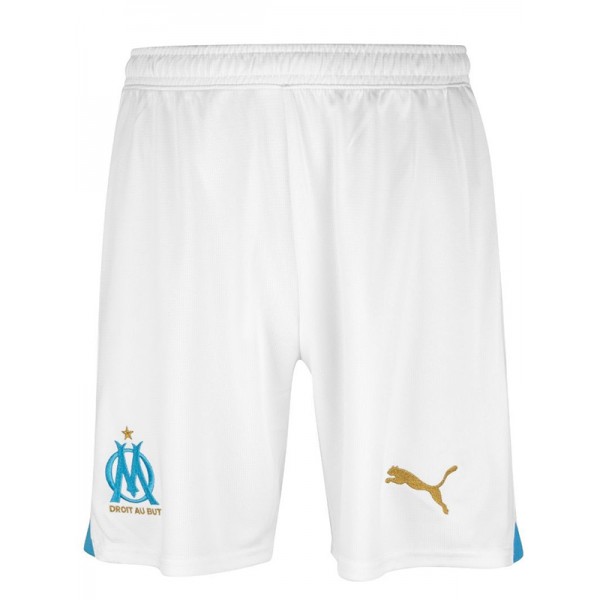 Olympique de Marseille pantaloncini in maglia home dell'i primi pantaloni della maglia da calcio dell'uniforme sportiva da calcio da uomo 2023-2024